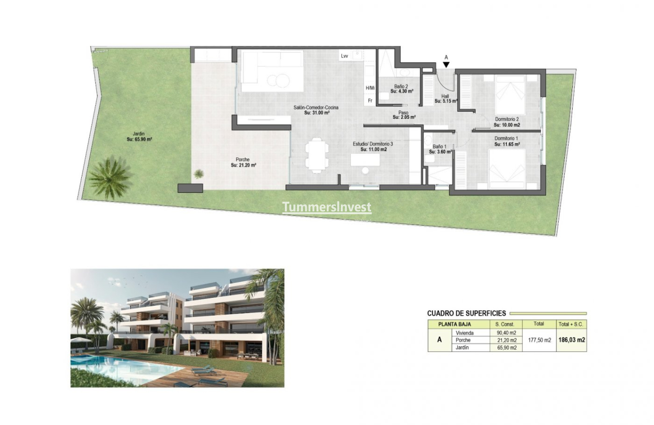 New Build · Apartment · Alhama De Murcia · Condado De Alhama Resort