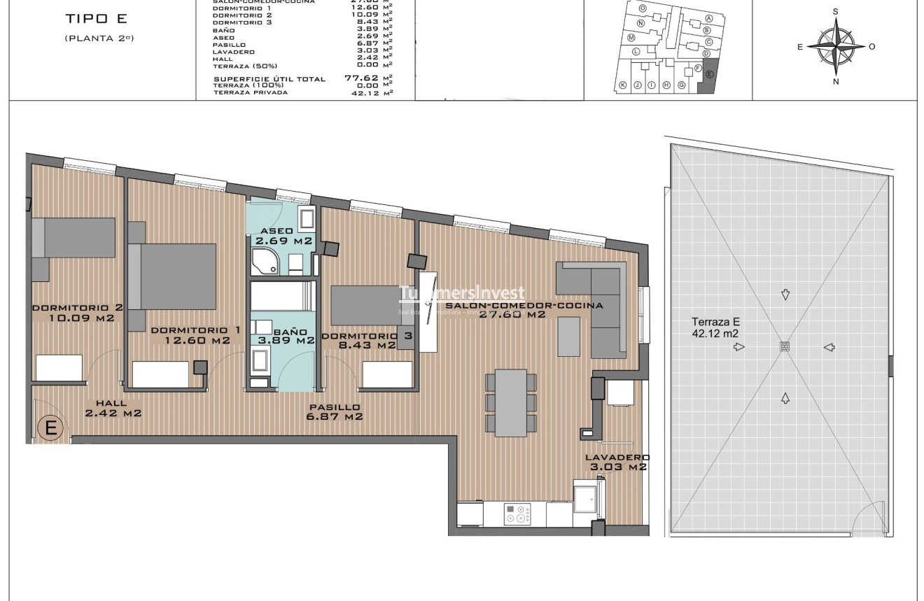 New Build · Penthouse · Algorfa · Pueblo