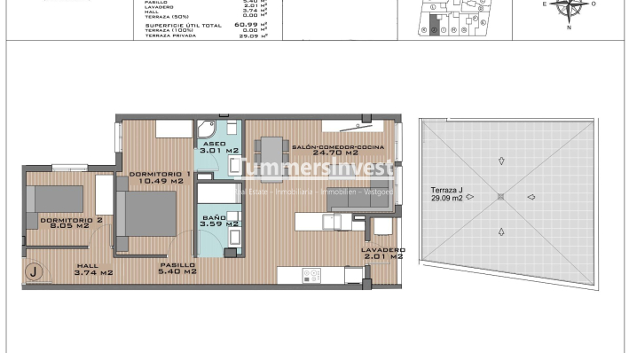 Nieuwbouw Woningen · Penthouse · Algorfa · Pueblo