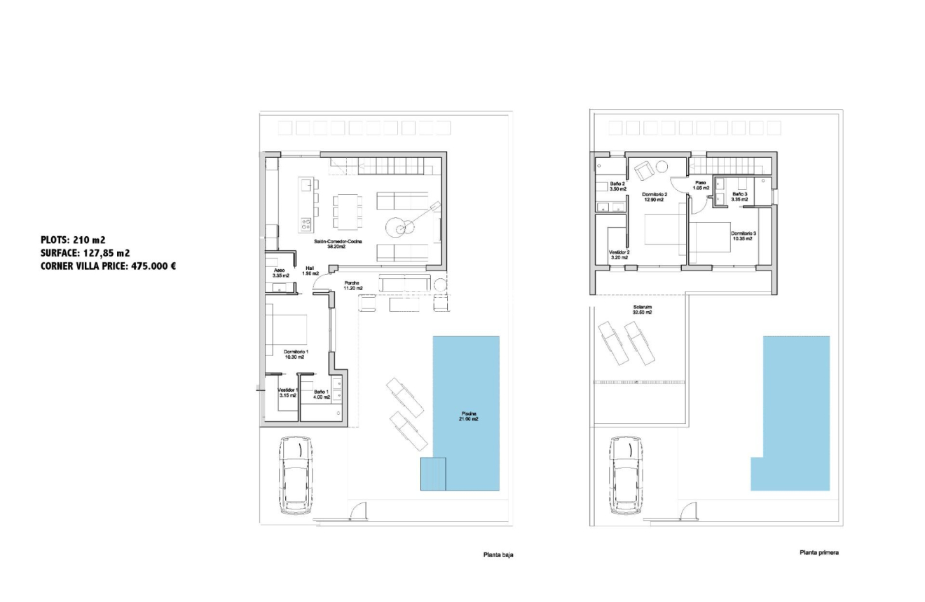 New Build · Villa · San Javier · Parque de los leones