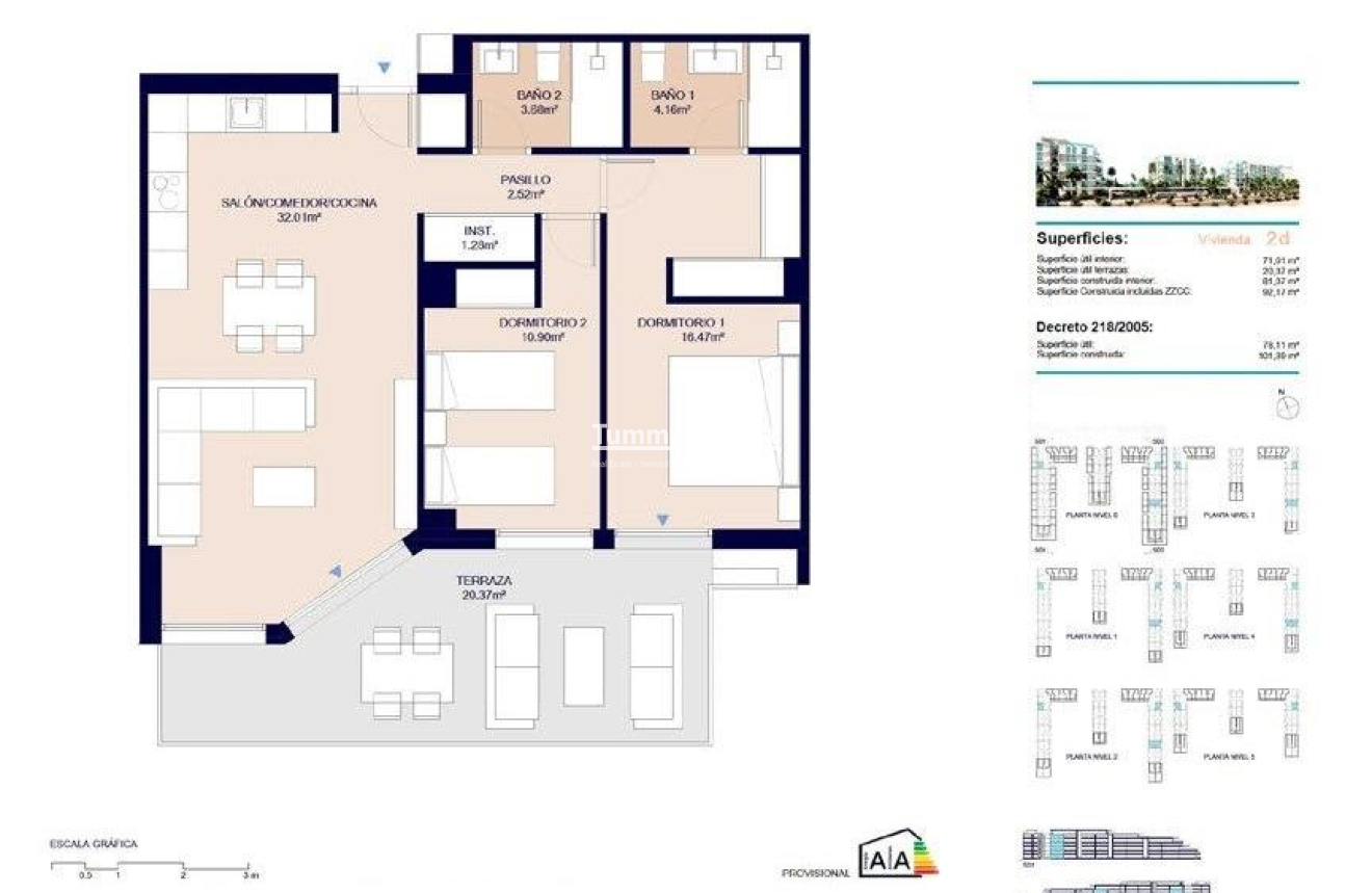 Nieuwbouw Woningen · Apartment · Almerimar · 1ª Linea De Playa