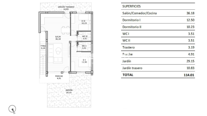 Nieuwbouw Woningen · Bungalow · San Miguel de Salinas · Pueblo