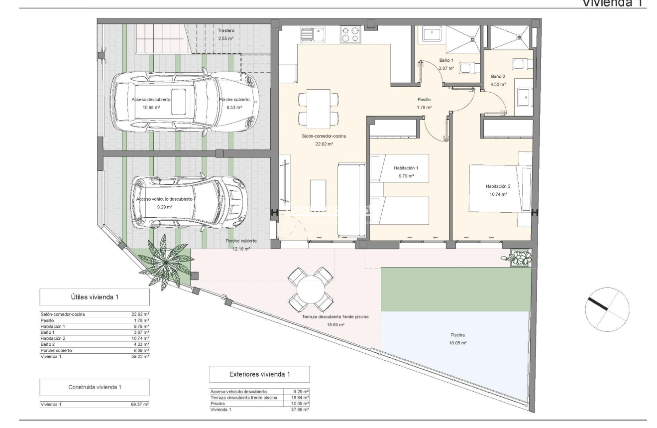 Nieuwbouw Woningen · Bungalow · San Pedro del Pinatar · Lo Pagan