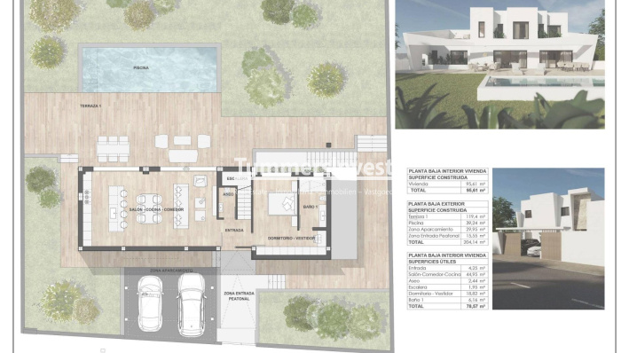 Nieuwbouw Woningen · Villa · Polop · Alberca