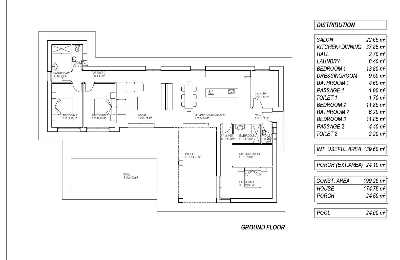 New Build · Villa · Pinoso · Campo