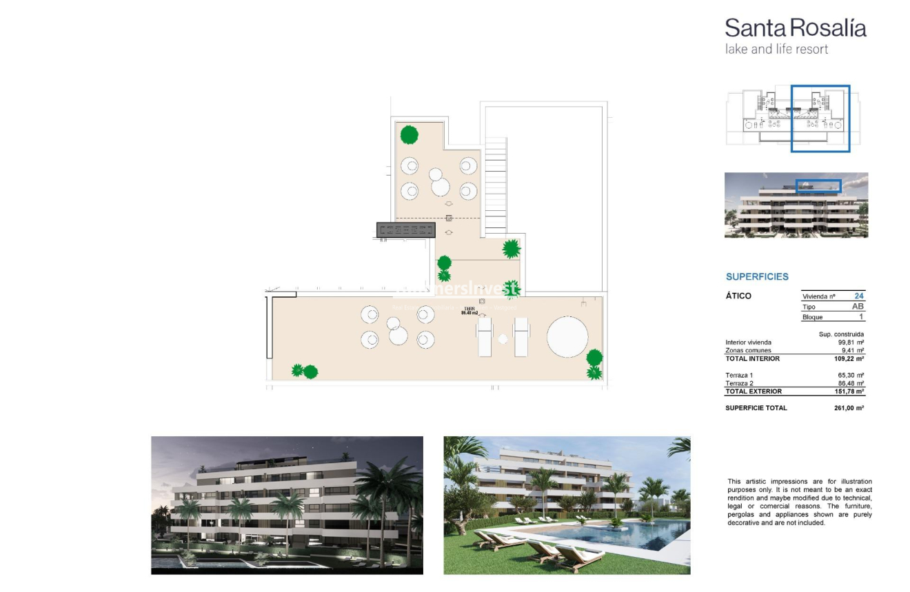 Obra nueva · Ático · Torre Pacheco · Santa Rosalia Lake And Life Resort