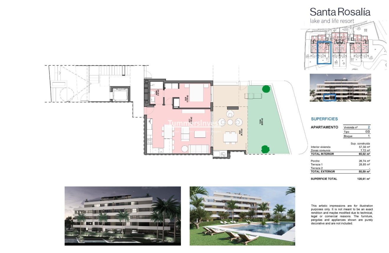 Nieuwbouw Woningen · Apartment · Torre Pacheco · Santa Rosalia Lake And Life Resort