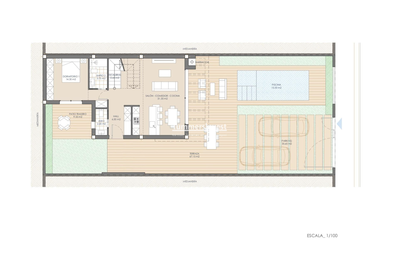 New Build · Villa · San Juan de los Terreros · Las Mimosas