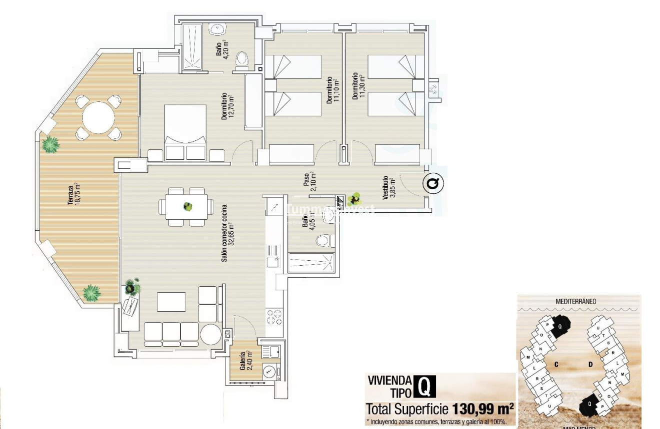 Nieuwbouw Woningen · Apartment · La Manga del Mar Menor · La Manga