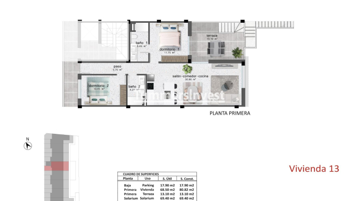 Nieuwbouw Woningen · Bungalow · Pilar de la Horadada · Polígono Industrial Zona Raimundo Bened