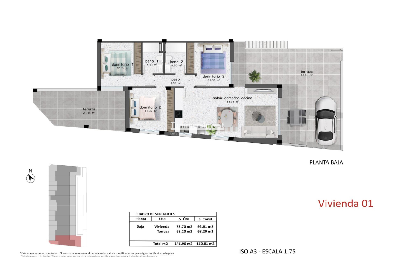 Nieuwbouw Woningen · Bungalow · Pilar de la Horadada · Polígono Industrial Zona Raimundo Bened