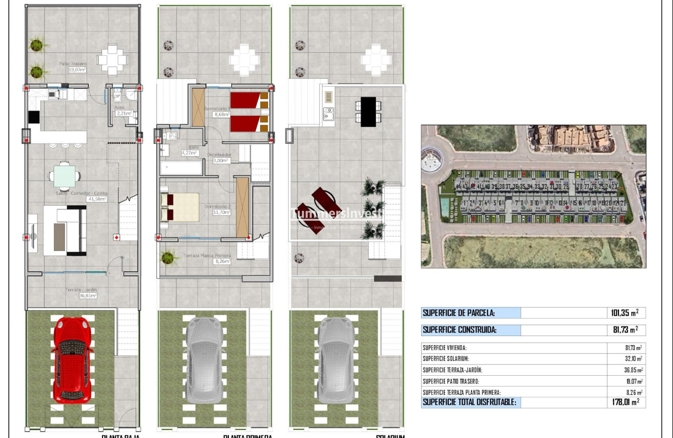 Nieuwbouw Woningen · Town House · Cox · Sin Zona