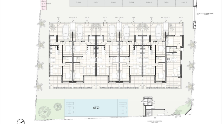 Nieuwbouw Woningen · Bungalow · Pilar de la Horadada · Zona Pueblo