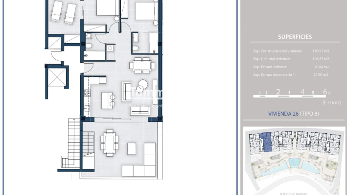 Nieuwbouw Woningen · Penthouse · Arenal d´en Castell · pueblo