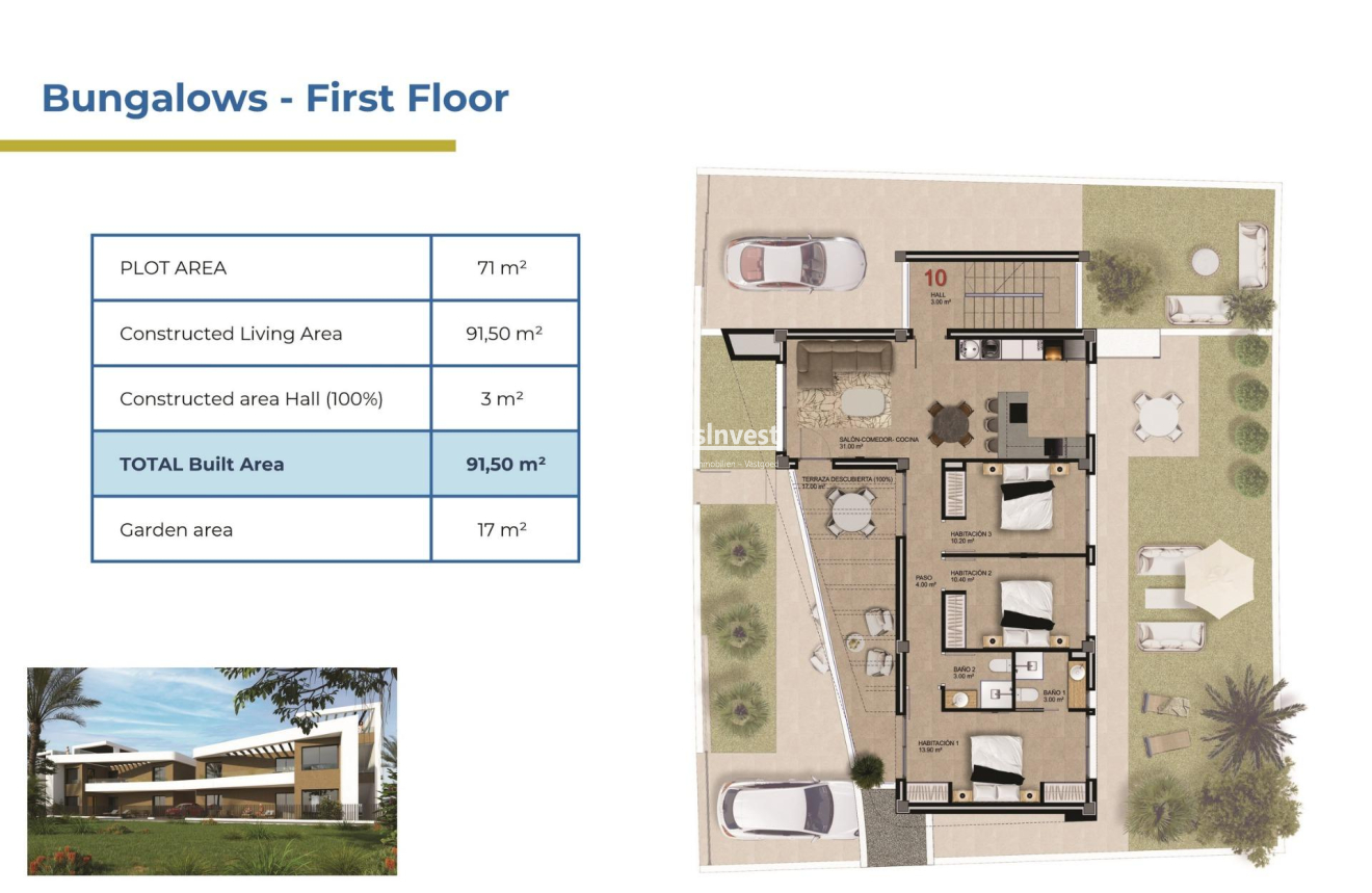 Nieuwbouw Woningen · Bungalow · Orihuela Costa · Punta Prima