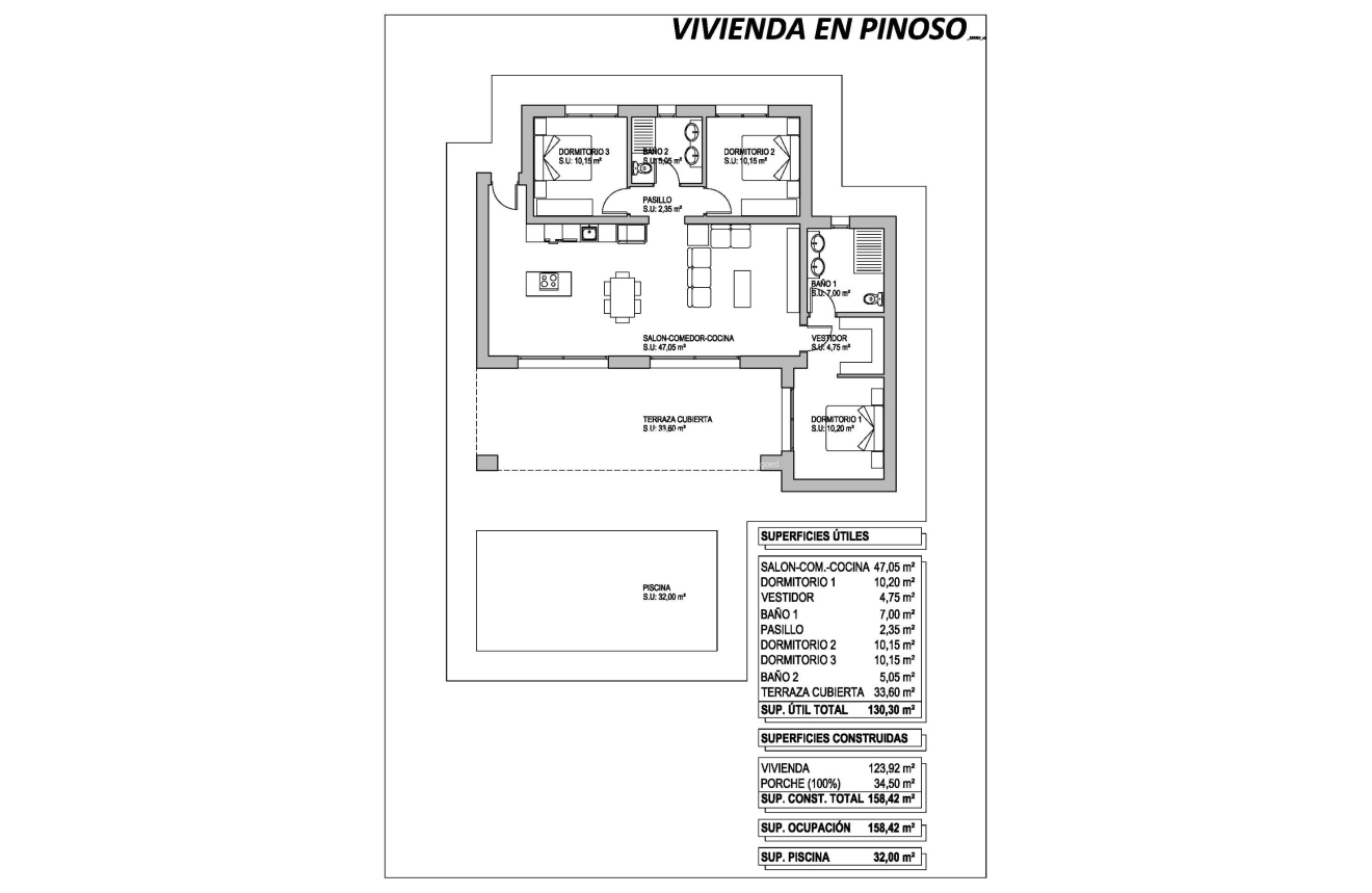 Nieuwbouw Woningen · Villa · Pinoso · Campo