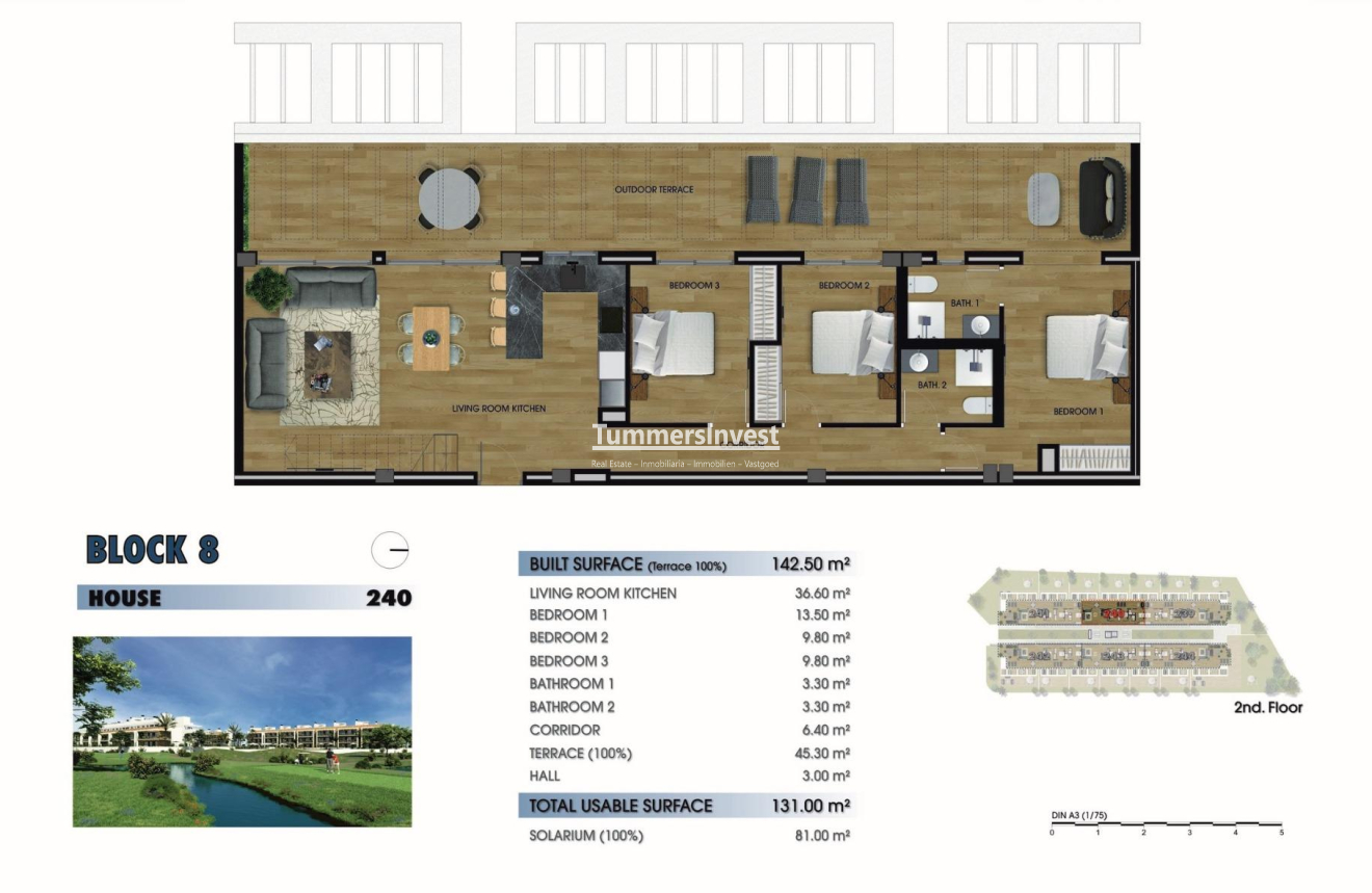 Nieuwbouw Woningen · Penthouse · Los Alcazares · Serena Golf