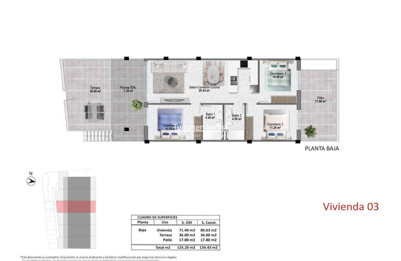 Obra nueva · Bungalow · Pilar de la Horadada · pueblo