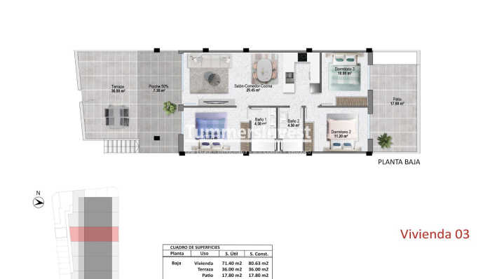 Obra nueva · Bungalow · Pilar de la Horadada · pueblo