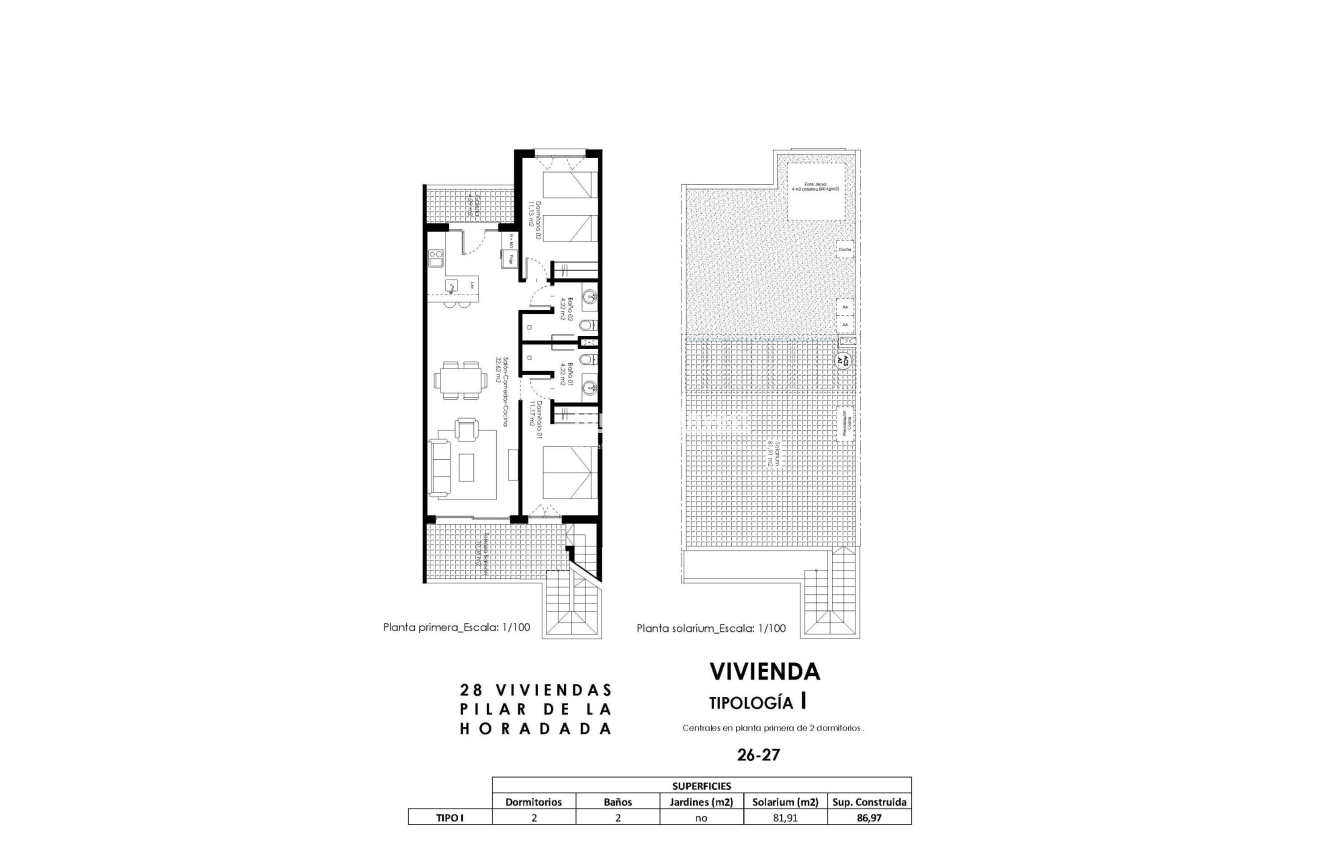 Nieuwbouw Woningen · Bungalow · Pilar de la Horadada · pueblo