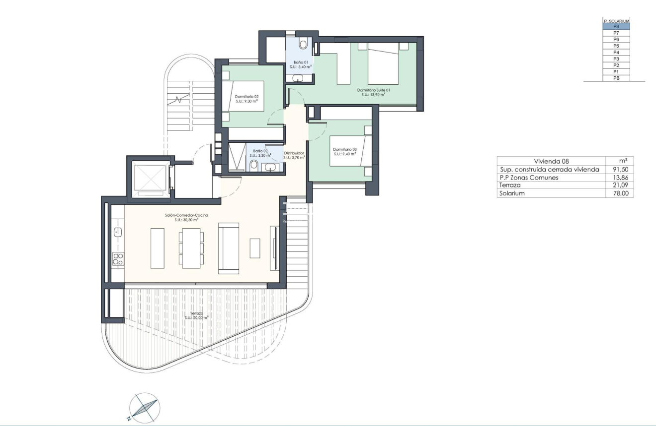 Nieuwbouw Woningen · Penthouse · Guardamar del Segura · Avenida del Puerto