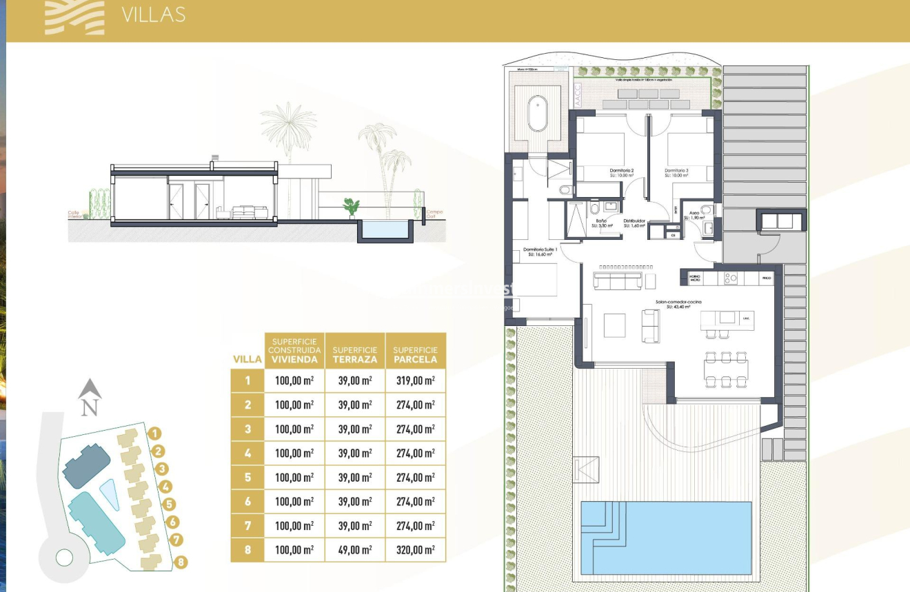 New Build · Villa · Los Alcazares · Serena Golf