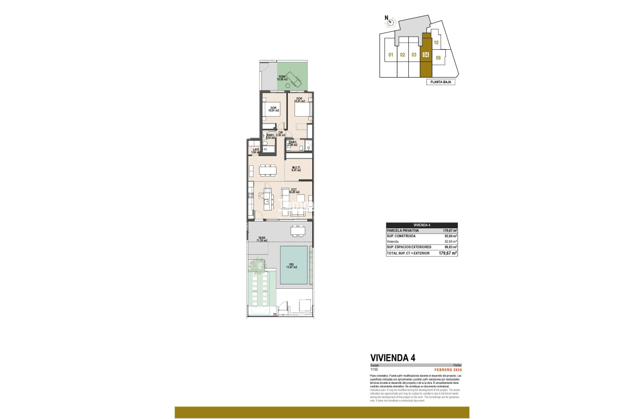 Obra nueva · Bungalow · Pilar de la Horadada · parques de Andromeda