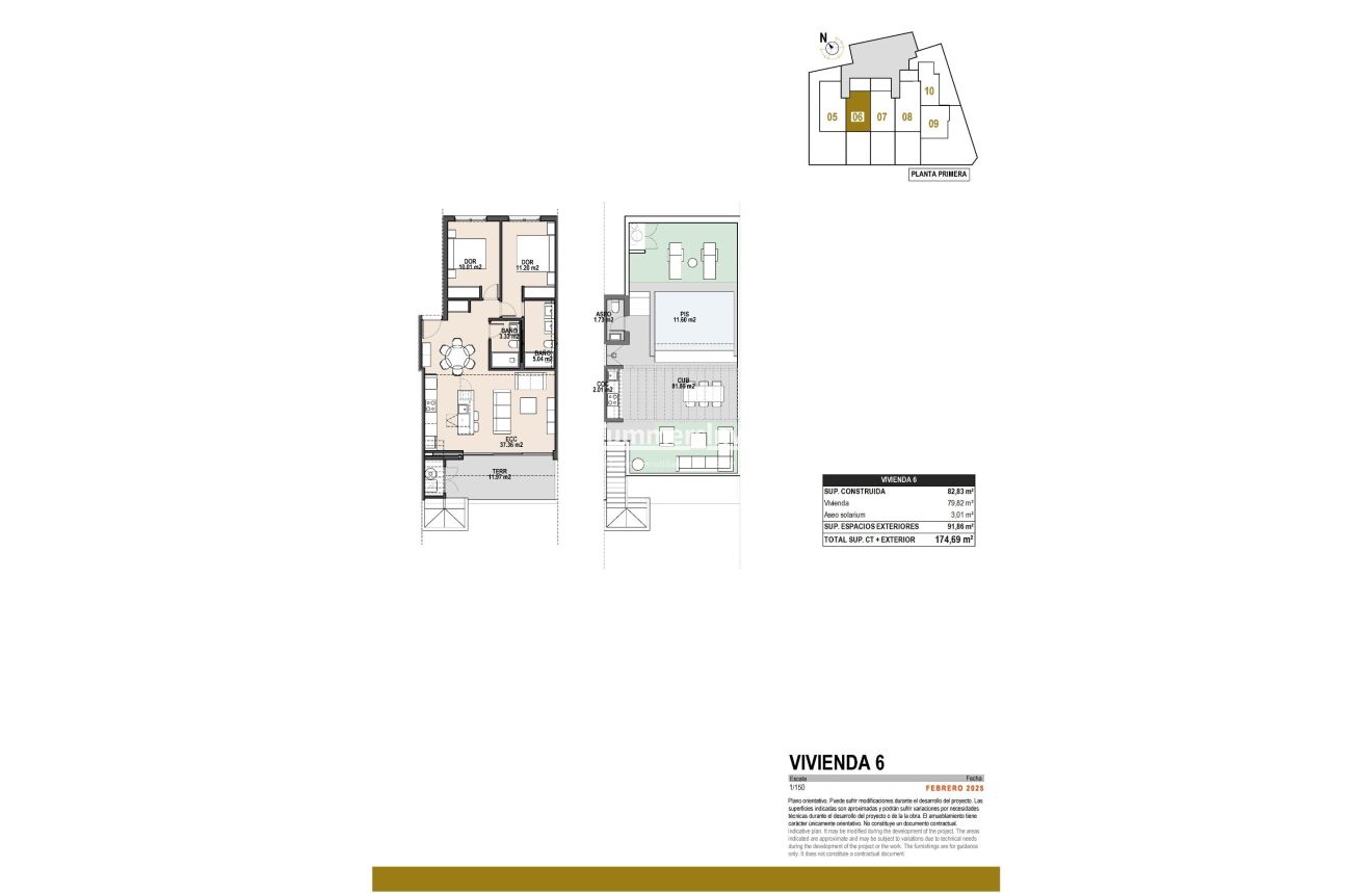 Obra nueva · Bungalow · Pilar de la Horadada · parques de Andromeda