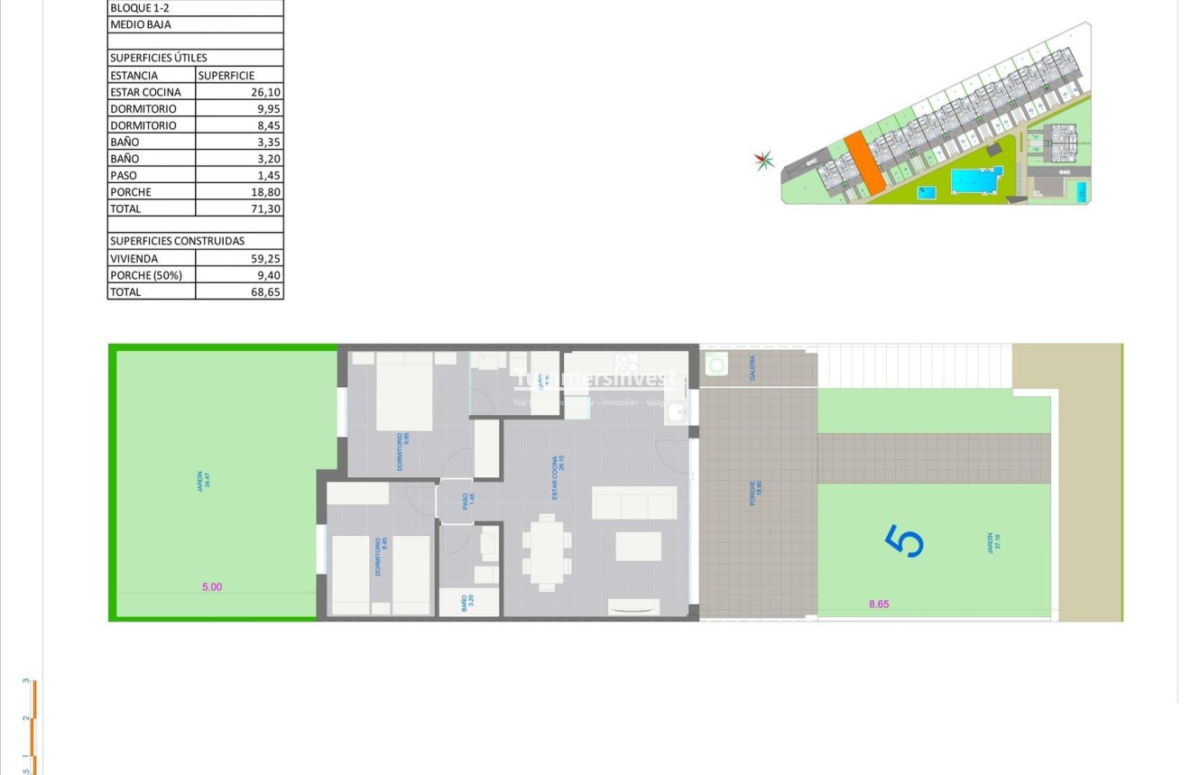 Nieuwbouw Woningen · Bungalow · Pilar de la Horadada · pueblo