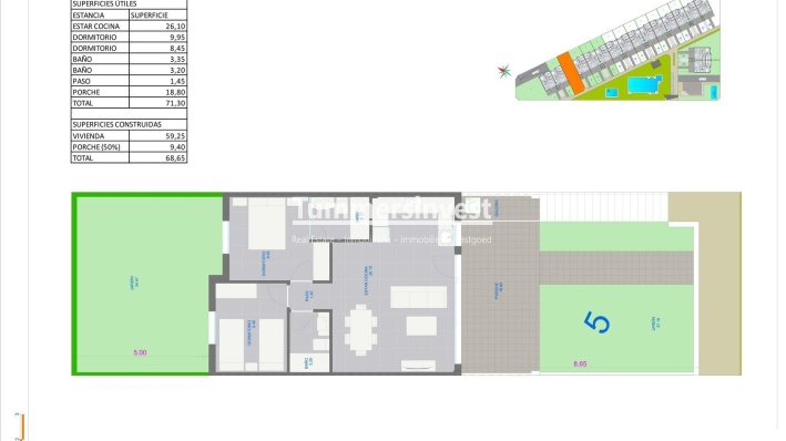 Nieuwbouw Woningen · Bungalow · Pilar de la Horadada · pueblo