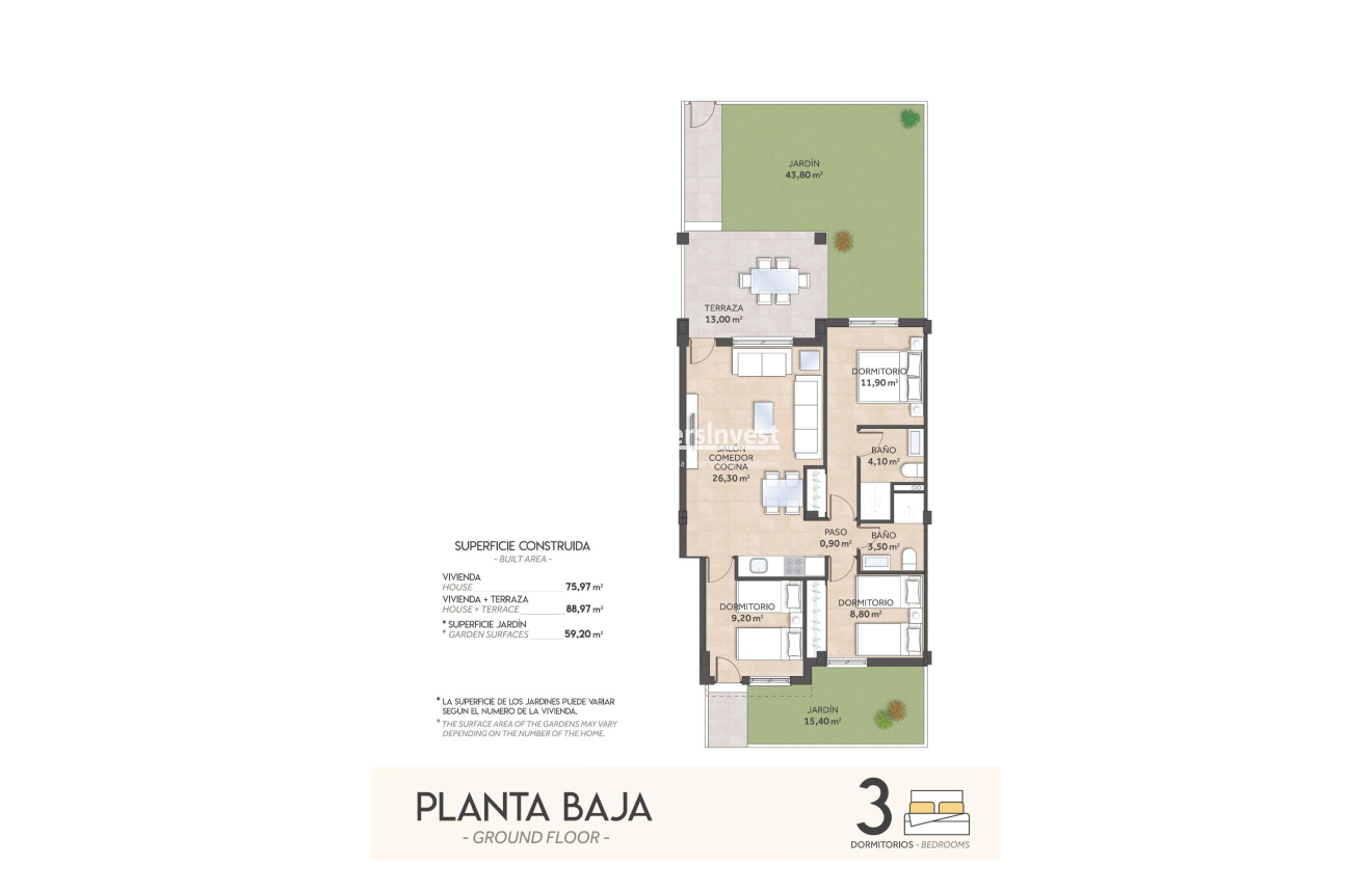 Nieuwbouw Woningen · Bungalow · San Miguel de Salinas · La Cañada