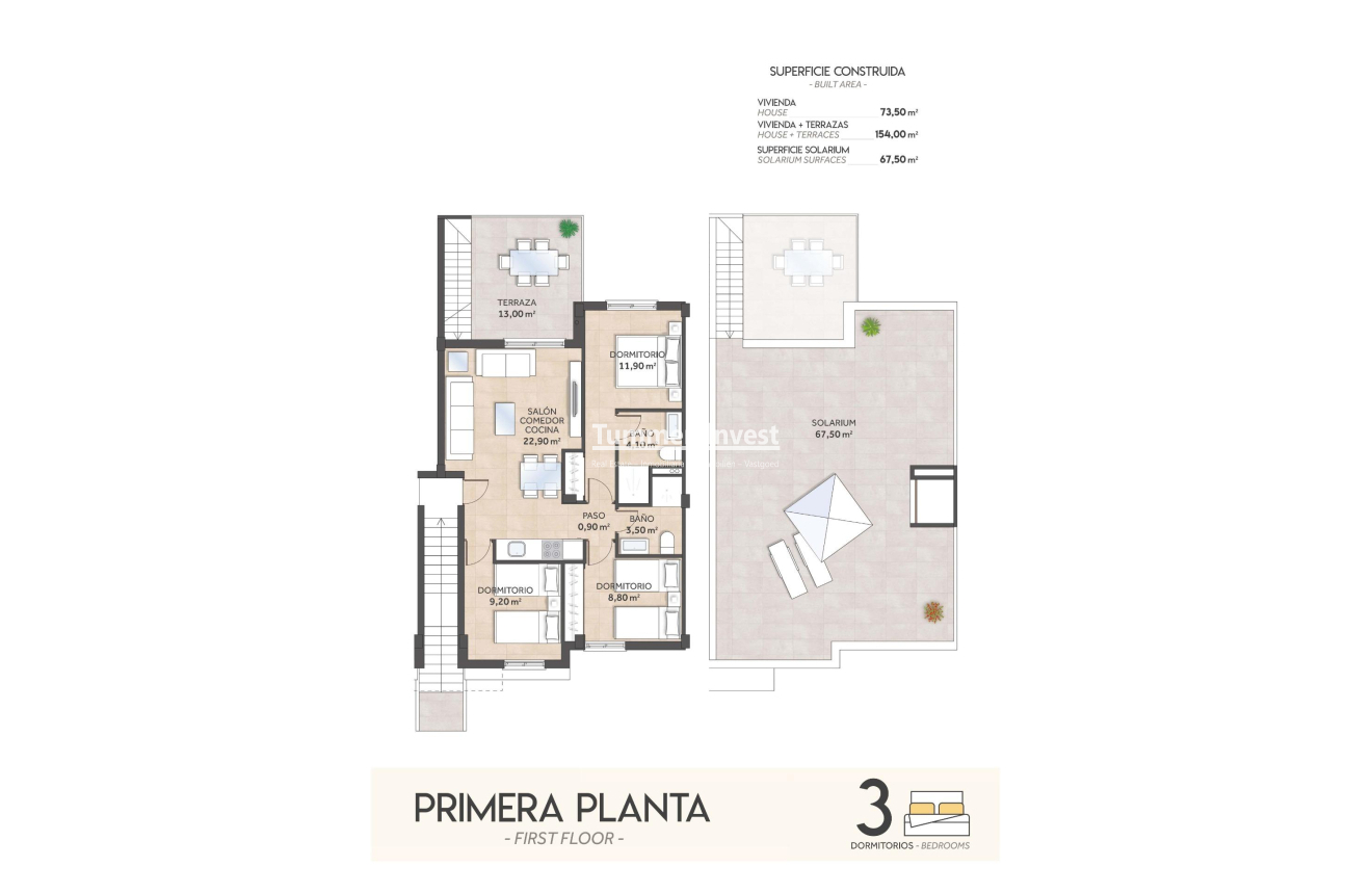 Nieuwbouw Woningen · Bungalow · San Miguel de Salinas · La Cañada