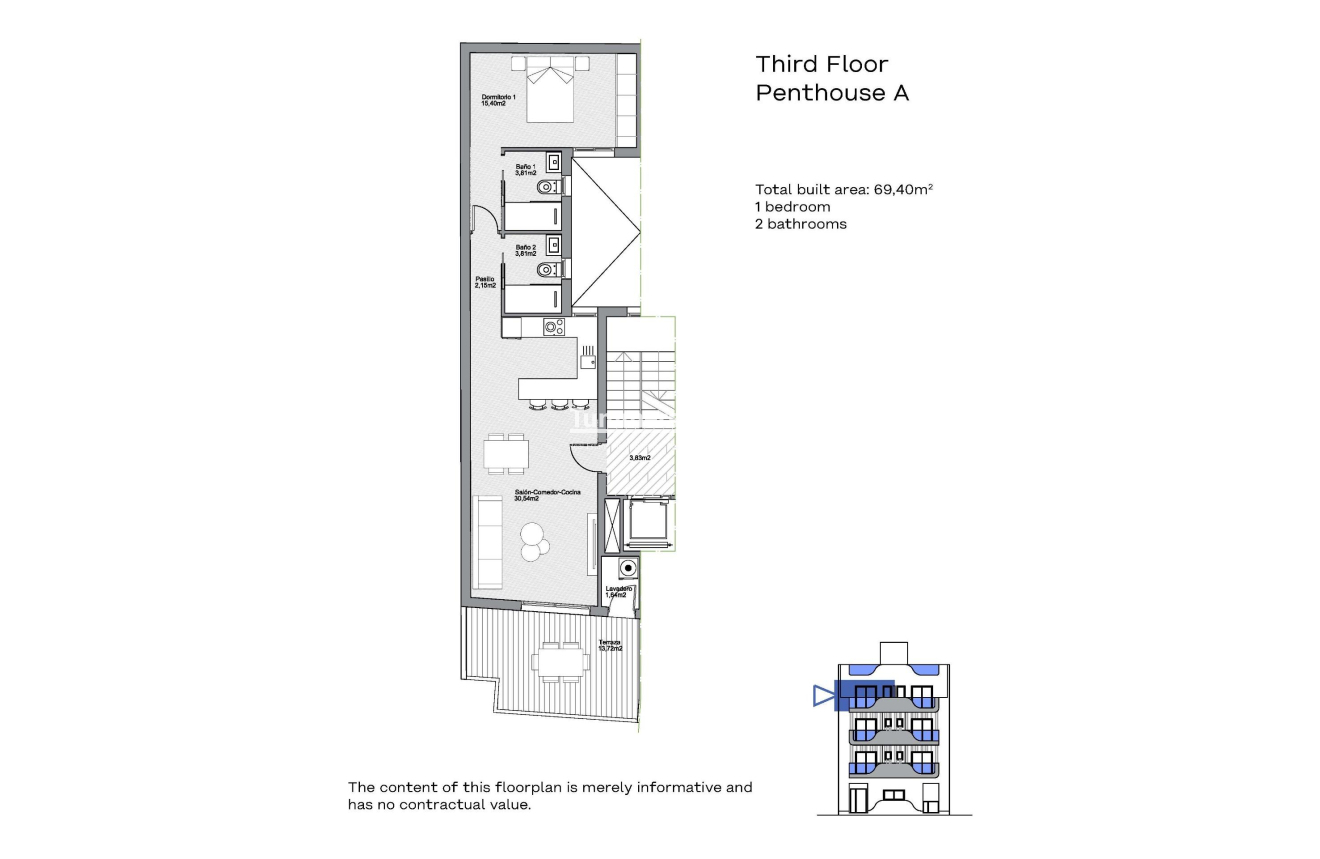 Nieuwbouw Woningen · Penthouse · Torrevieja · Centro