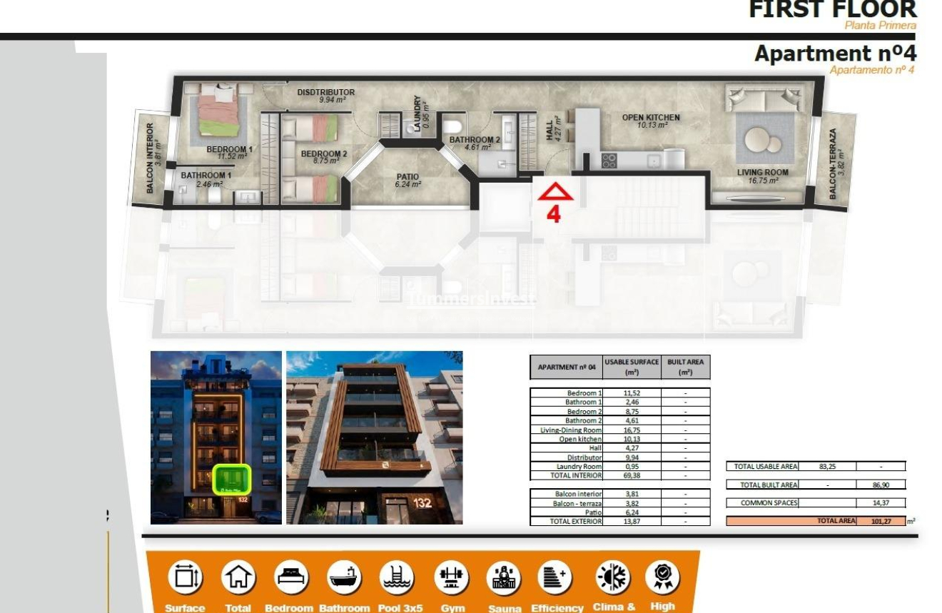 Nieuwbouw Woningen · Apartment · Torrevieja · Playa de El Cura