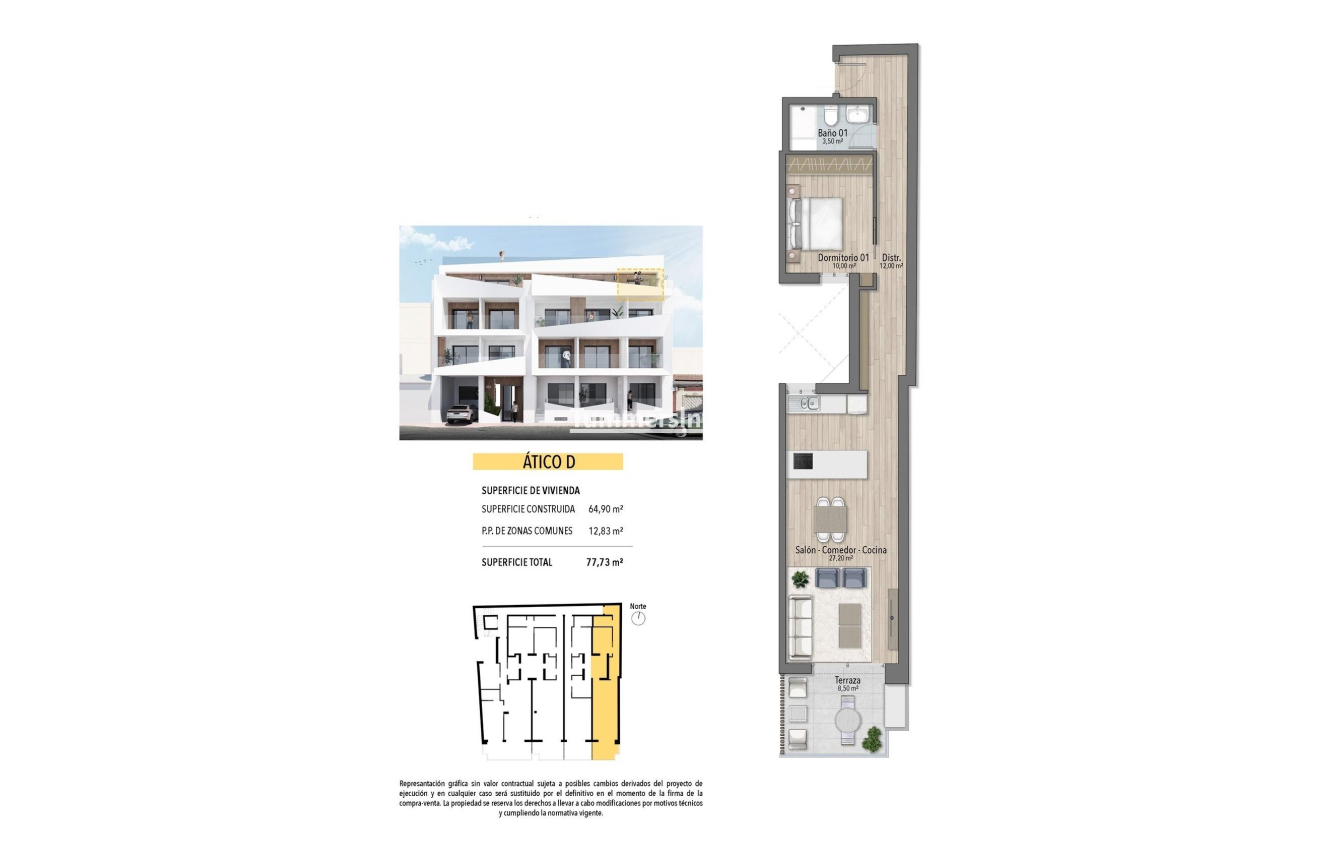 Nieuwbouw Woningen · Penthouse · Torrevieja · Playa de El Cura
