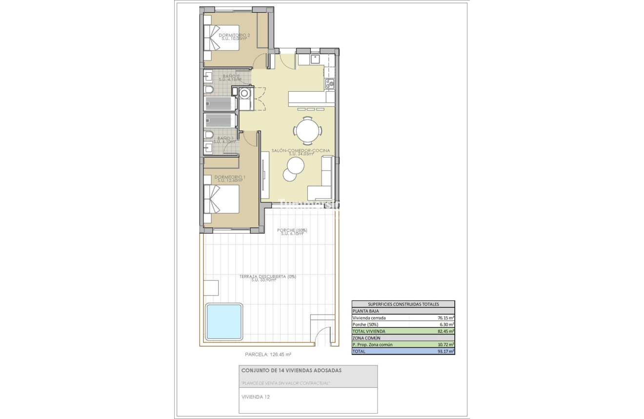 Nieuwbouw Woningen · Bungalow · Rojales · Pueblo