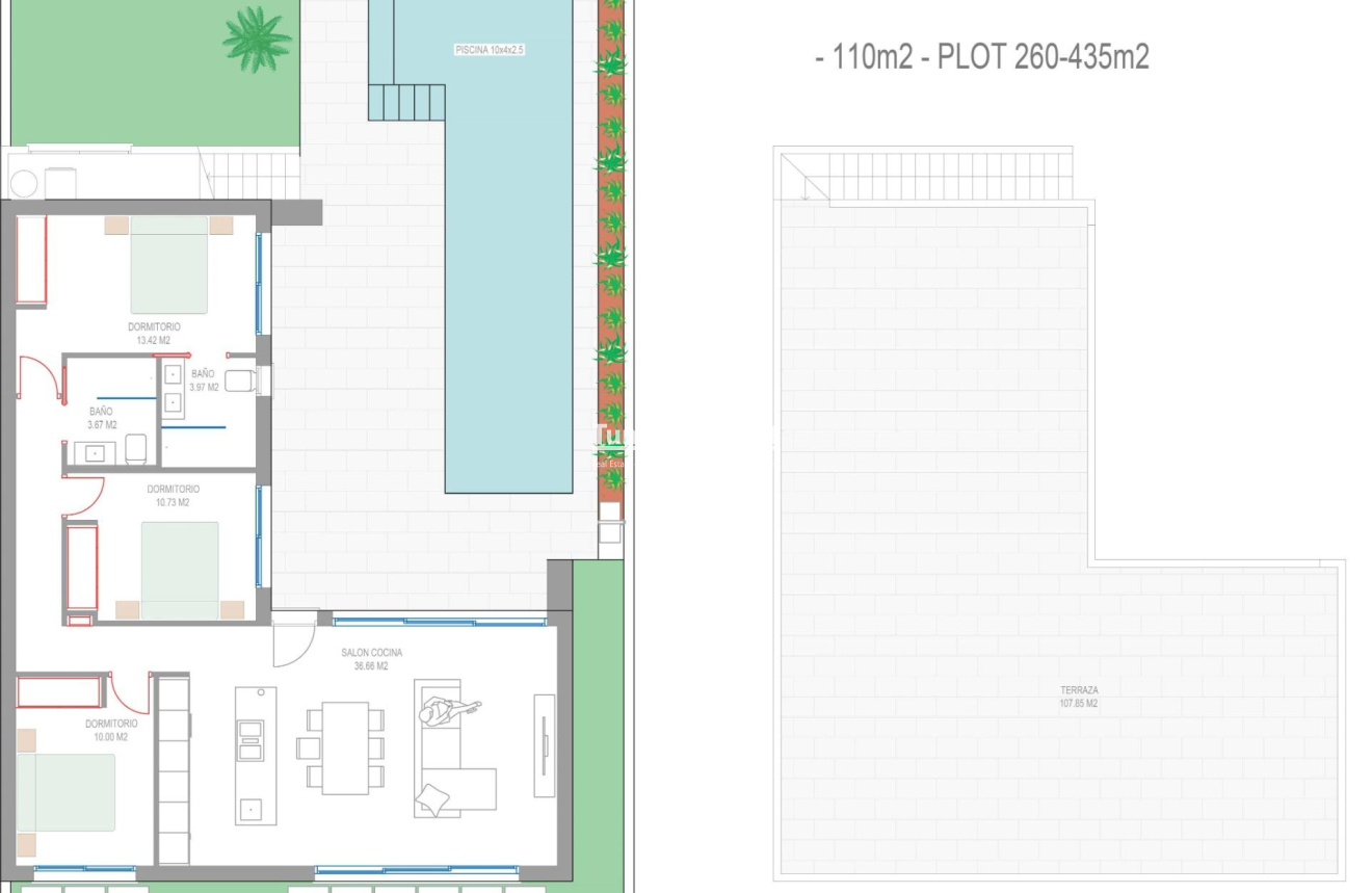 Nieuwbouw Woningen · Villa · San Javier · Parque del doce