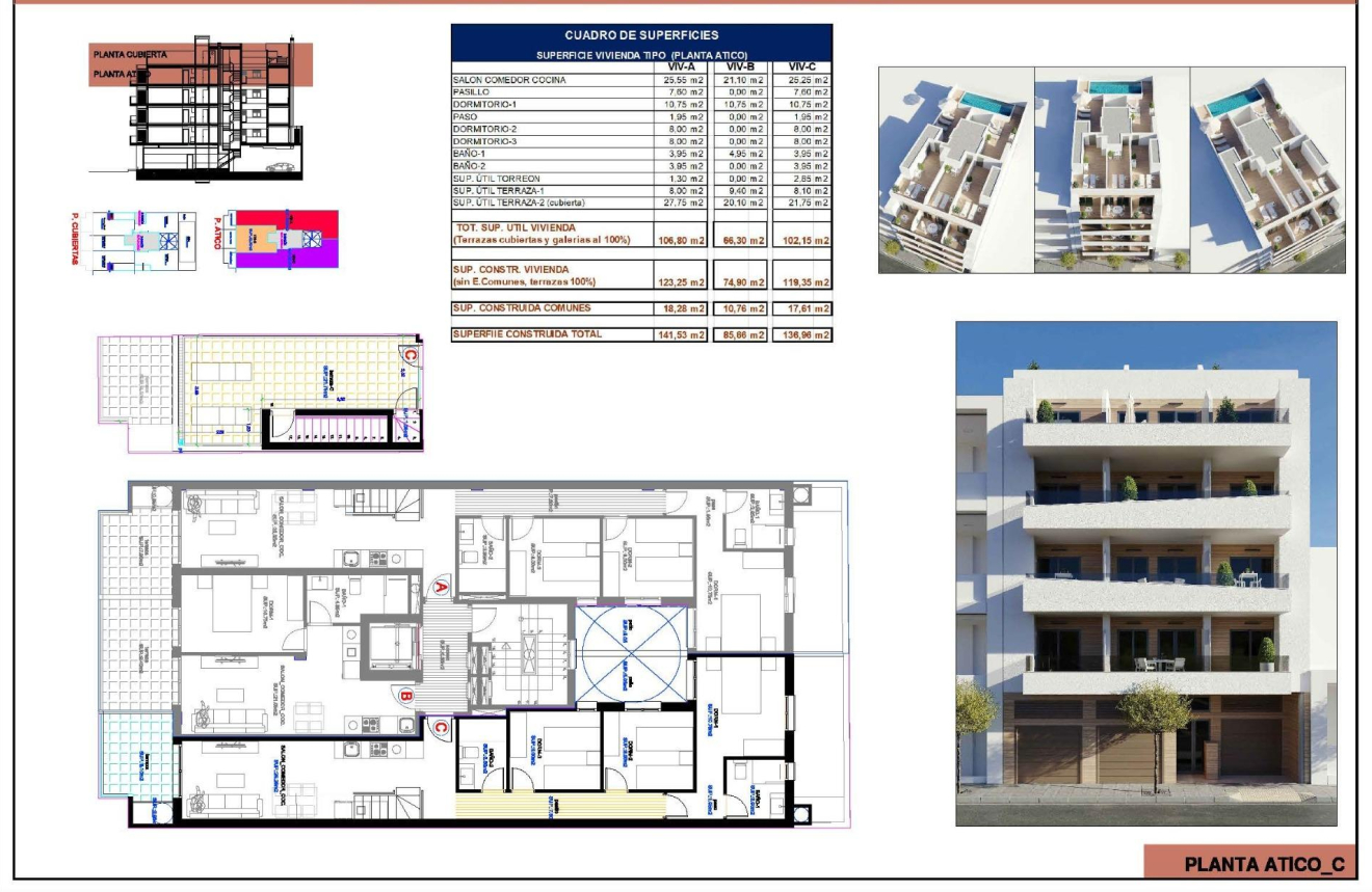 Nieuwbouw Woningen · Penthouse · Torrevieja · Centro