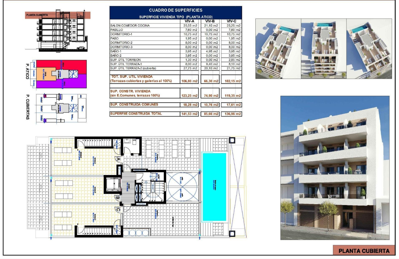 Nieuwbouw Woningen · Penthouse · Torrevieja · Centro