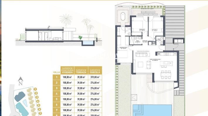Obra nueva · Villa · Los Alcazares · Serena Golf