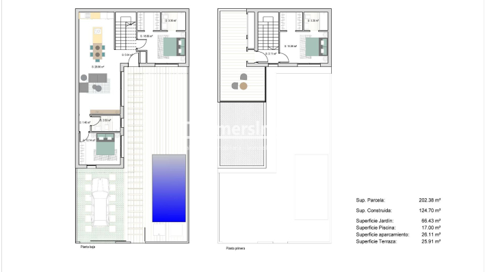 Obra nueva · Town House · San Javier · Parque del doce