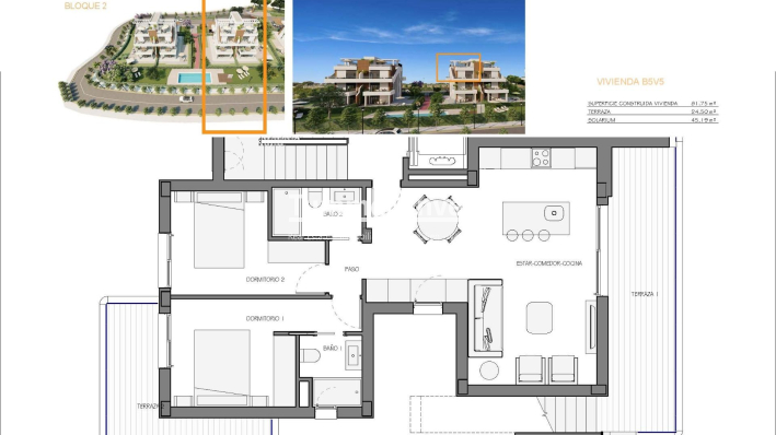 Obra nueva · Ático · Fuente Álamo · Hacienda del Alamo