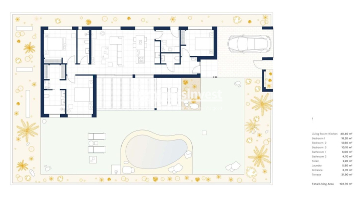 Neue Gebäude · Villa · Banos y Mendigo · Altaona Golf