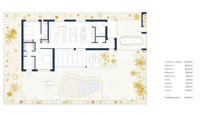 Neue Gebäude · Villa · Banos y Mendigo · Altaona Golf