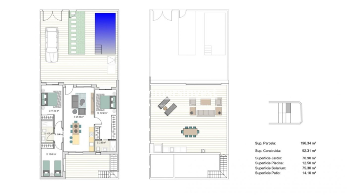 Neue Gebäude · Town House · San Javier · Parque del doce