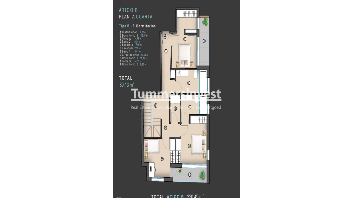 Nieuwbouw Woningen · Penthouse · Torrevieja · Centro