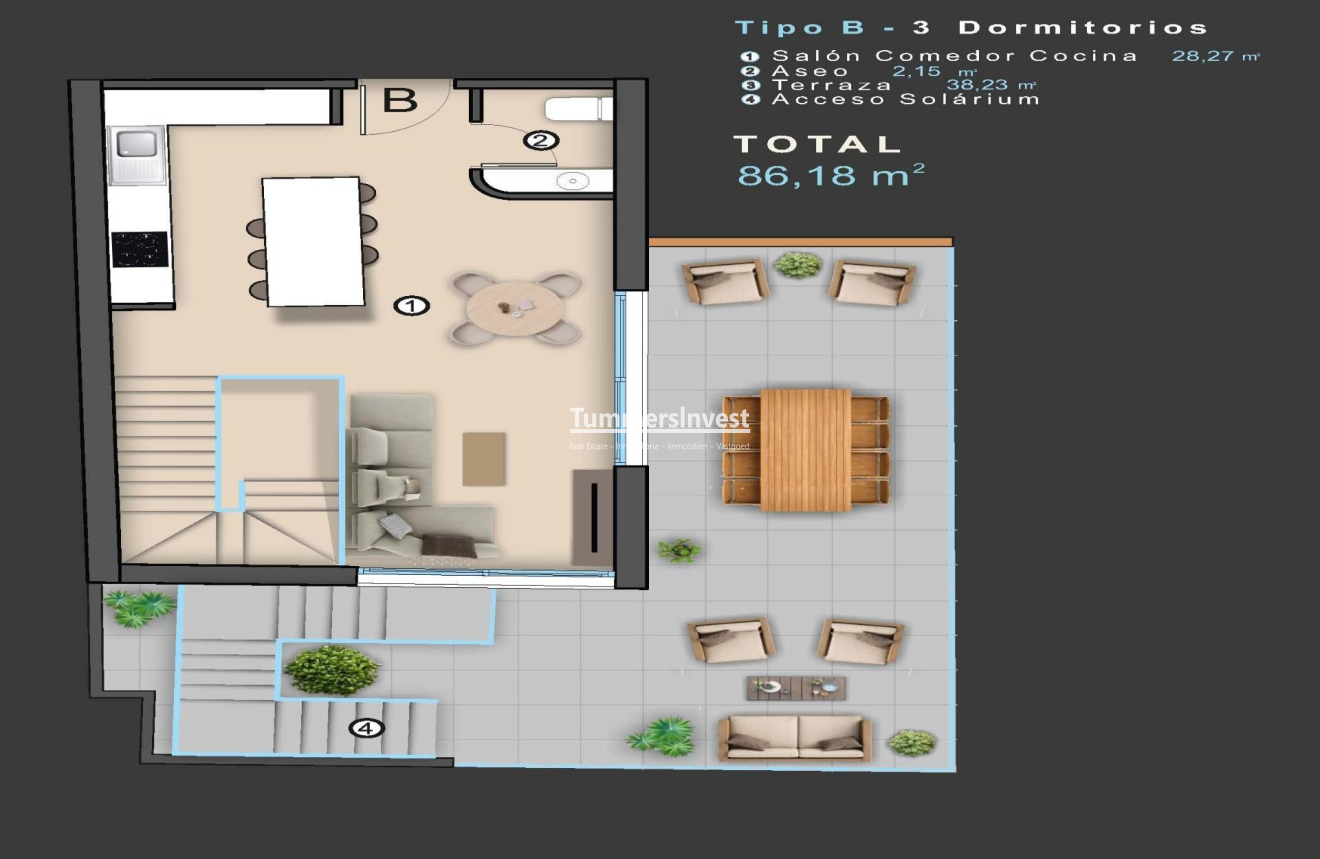 Nieuwbouw Woningen · Penthouse · Torrevieja · Centro