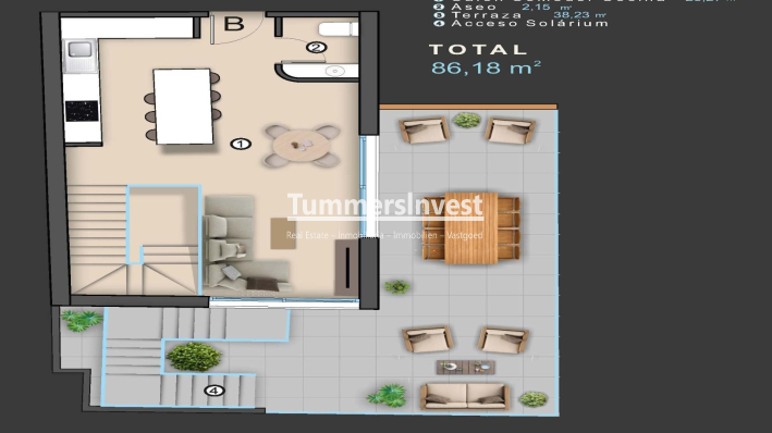 Nieuwbouw Woningen · Penthouse · Torrevieja · Centro