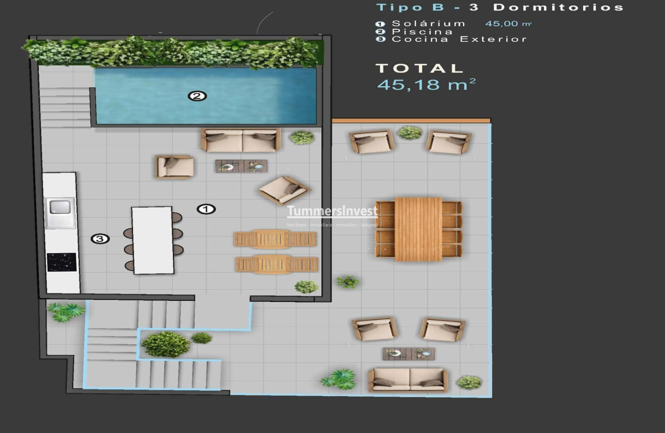 Nieuwbouw Woningen · Penthouse · Torrevieja · Centro