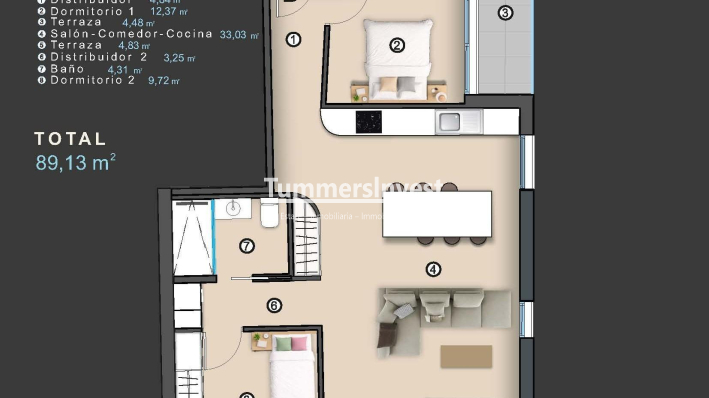 Nieuwbouw Woningen · Apartment · Torrevieja · Centro